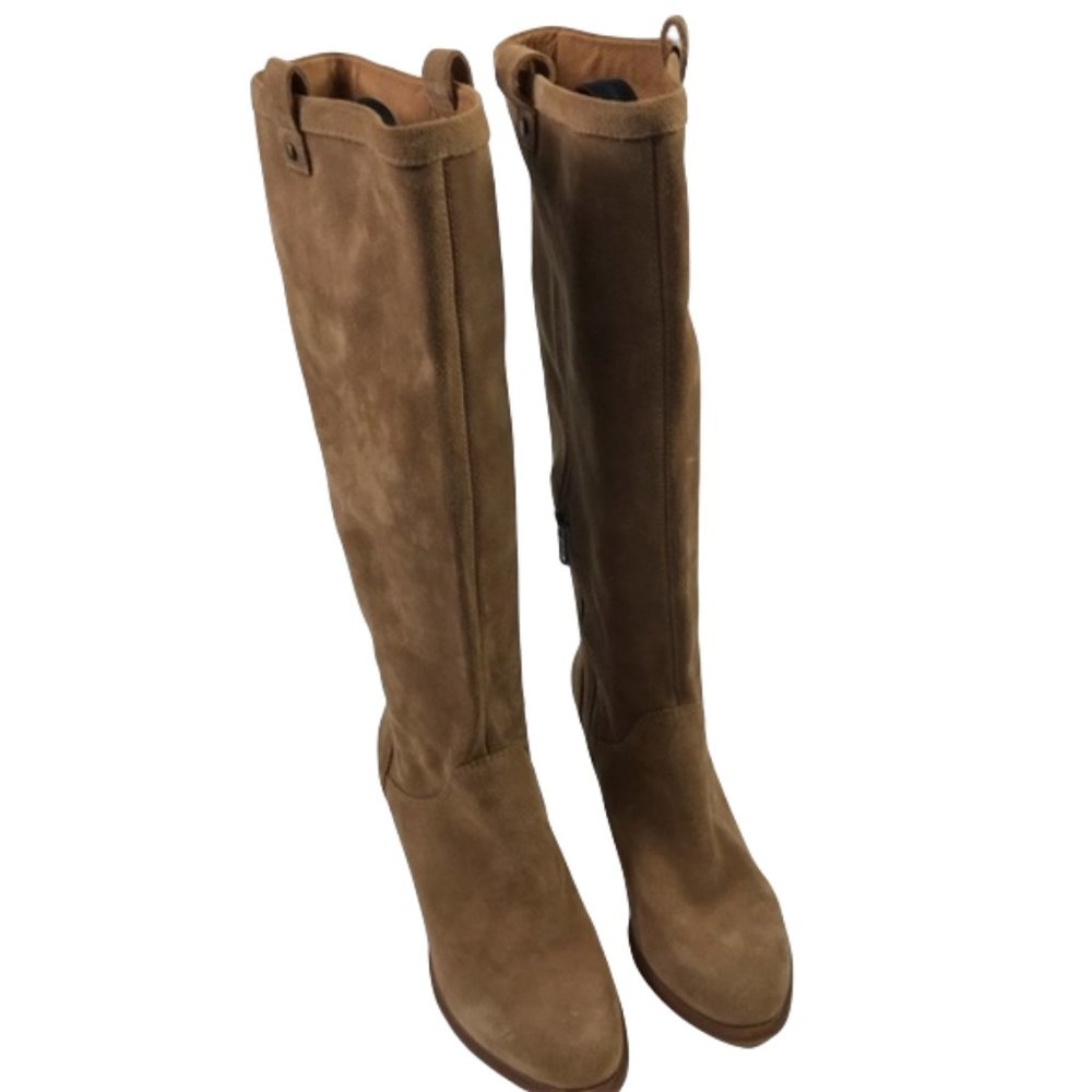 UGG Women’s Chestnut Suede Riding Boots Size 10 New - Picture 2 of 8